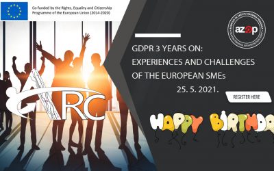 Poziv na sudjelovanje na međunarodnoj konferenciji „GDPR 3 years on: The experiences and challenges of the European SMEs”