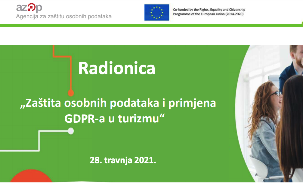 Zaštita osobnih podataka i primjena GDPR-a u turizmu-prezentacija
