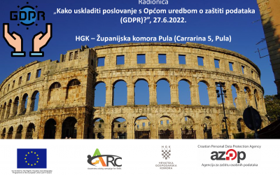 ARC GDPR radionica u Puli, 27.6.2022.,Carrarina 5