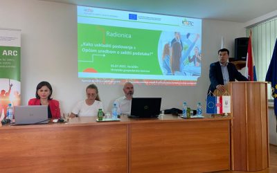 Održana ARC GDPR radionica u Varaždinu, 5.7.2022.