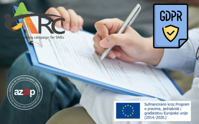 Evidencije aktivnosti obrade